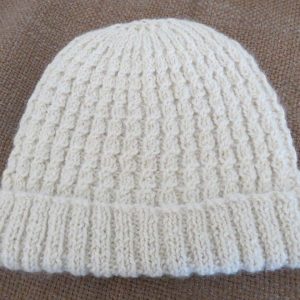 Toddler White Beanie