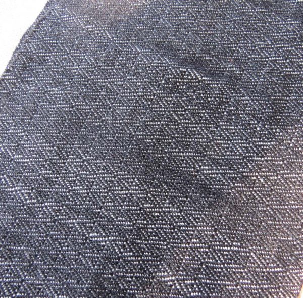 Birdseye Scarf in Black and White - Image 3