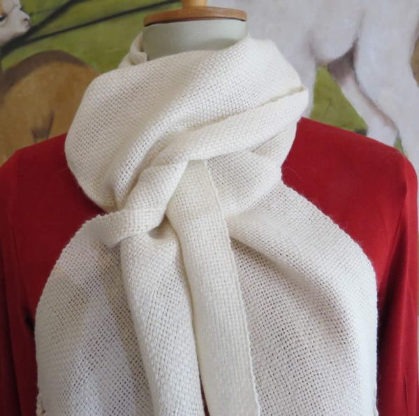 White Standard Scarf