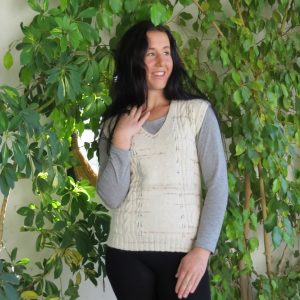 Little White and Fawn Pullover