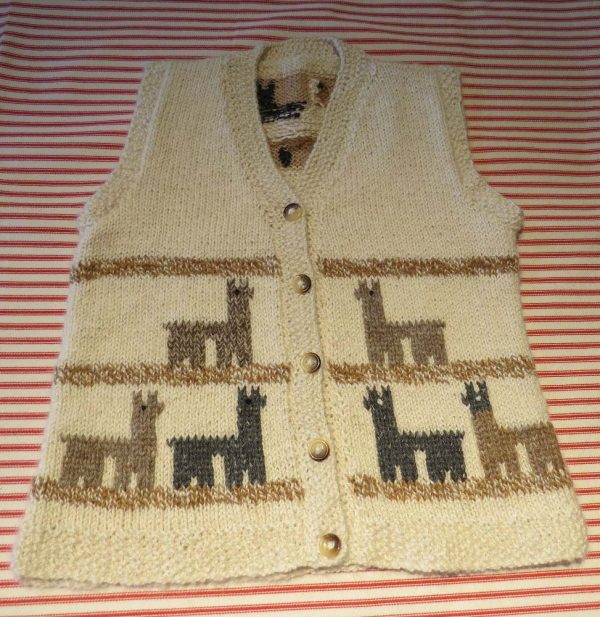Toddler Gilet With Alpacas