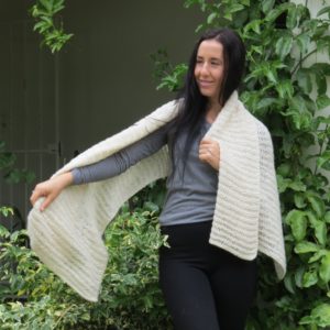 White summer shawl