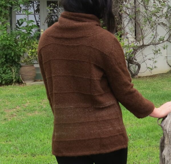 Cowl neck alpaca jersey - Image 2
