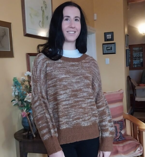 Marigold moss stitch jersey