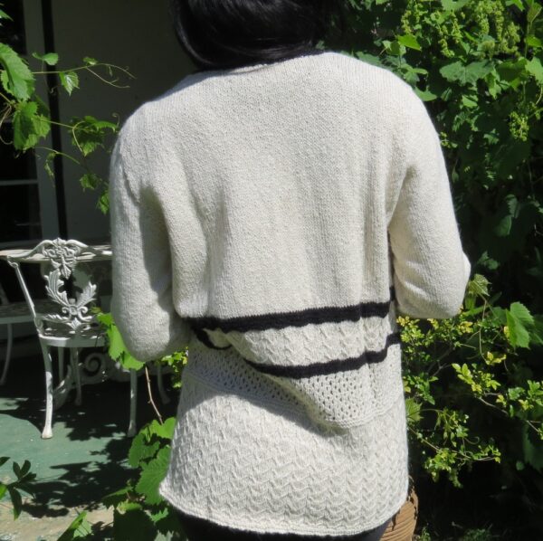 Blanc-et-noir cardigan - Image 3