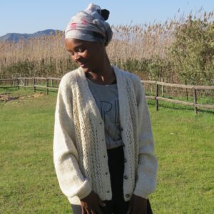 Winter white cardigan