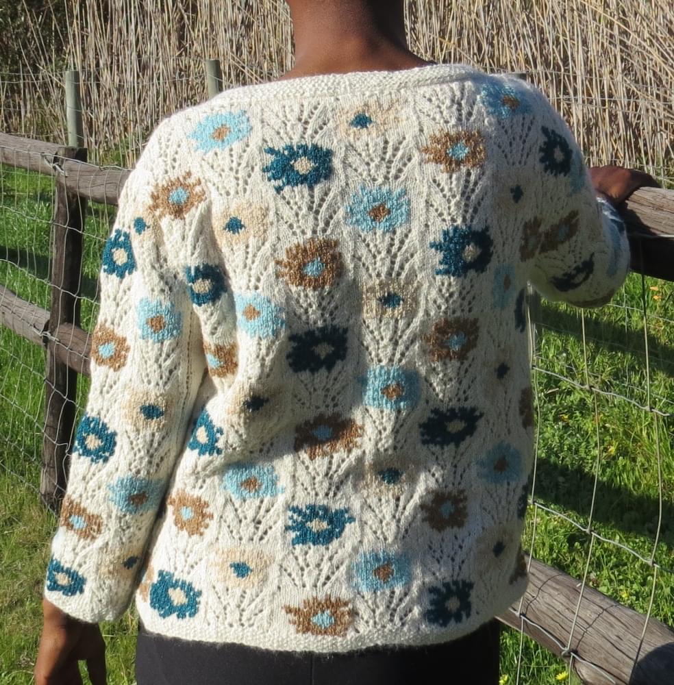 Blue Aster cardigan - Image 2