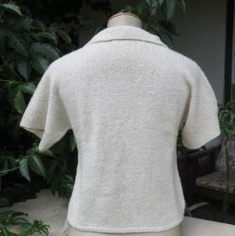 Cropped white jacket 34-36 - Image 2