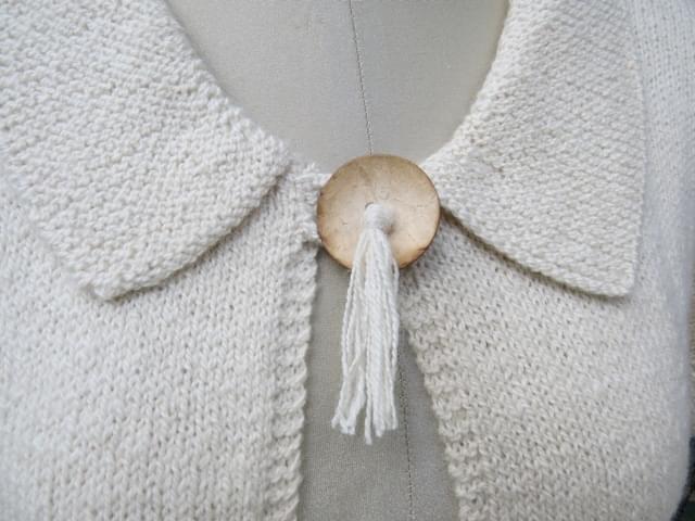 Cropped white jacket 34-36 - Image 3